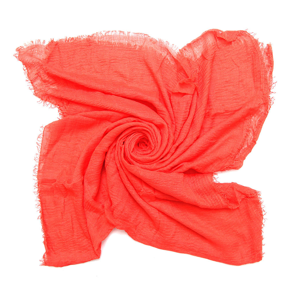 Hannah Crimps Hijab- Carrot Red