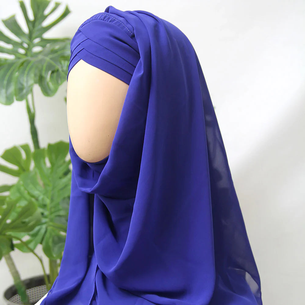 Jasmine Ready to Wear Hijab - Blue