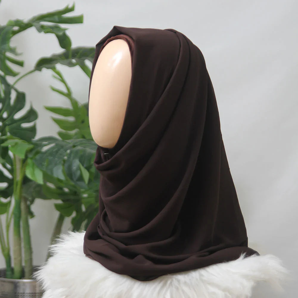 Rabia Ready to Wear Hijab - Brown