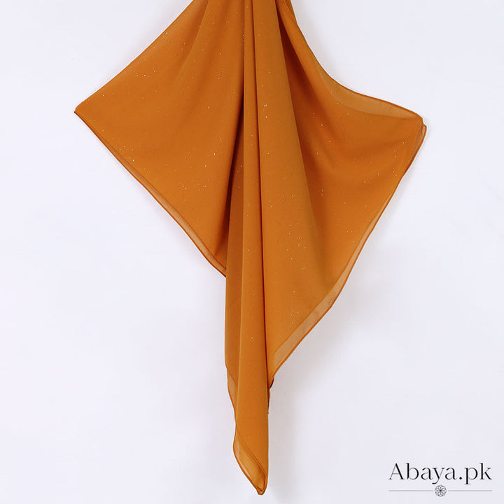 Gleam Chiffon Hijab - Yellow