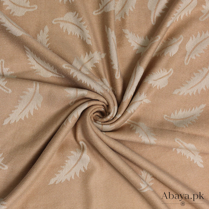 Leaf Cashmere Hijab - Fawn