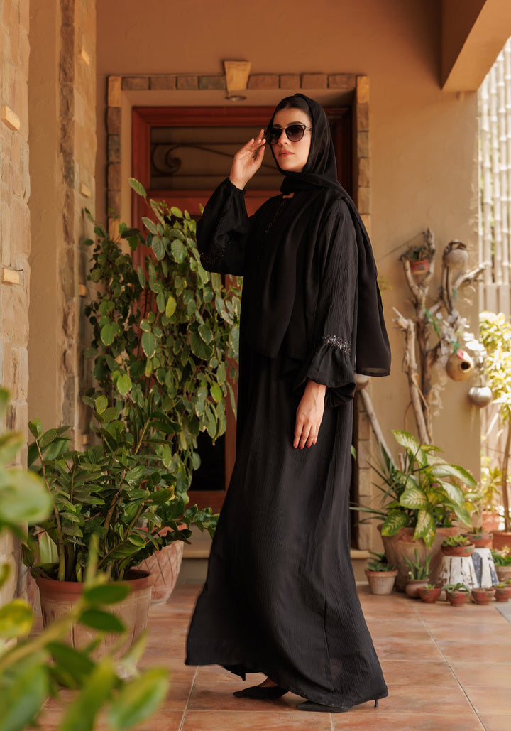 Moonlight Black Abaya