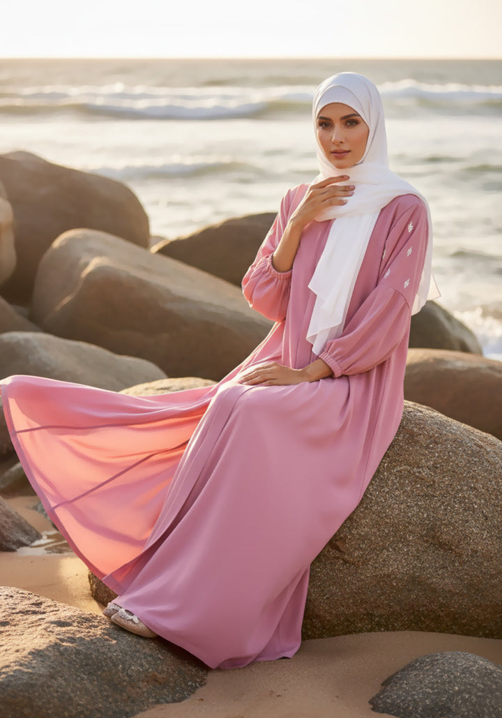 Precious Pink Abaya