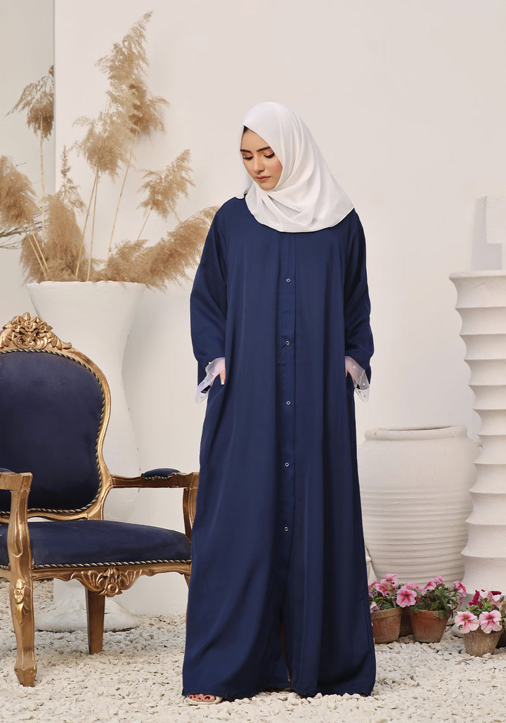 Majestic Azure Abaya