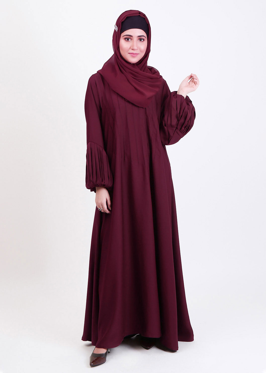 Arfaana'h Maroon Abaya