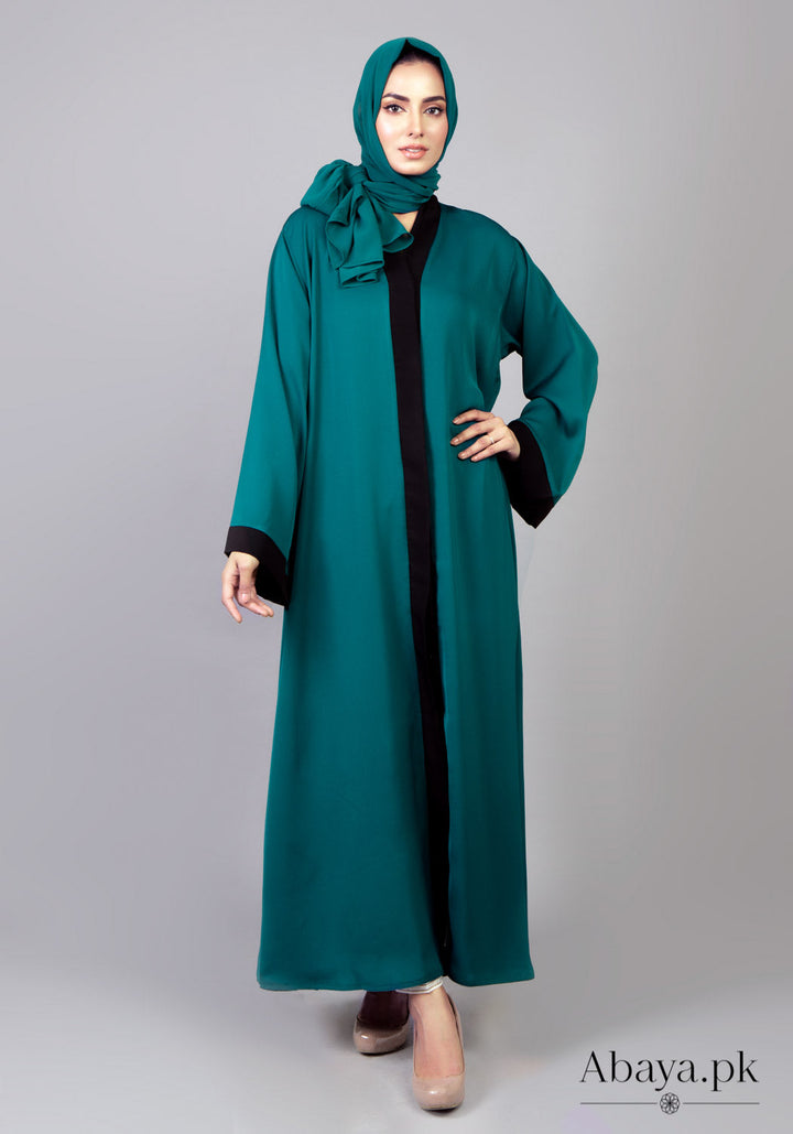 Pristine Teal Abaya