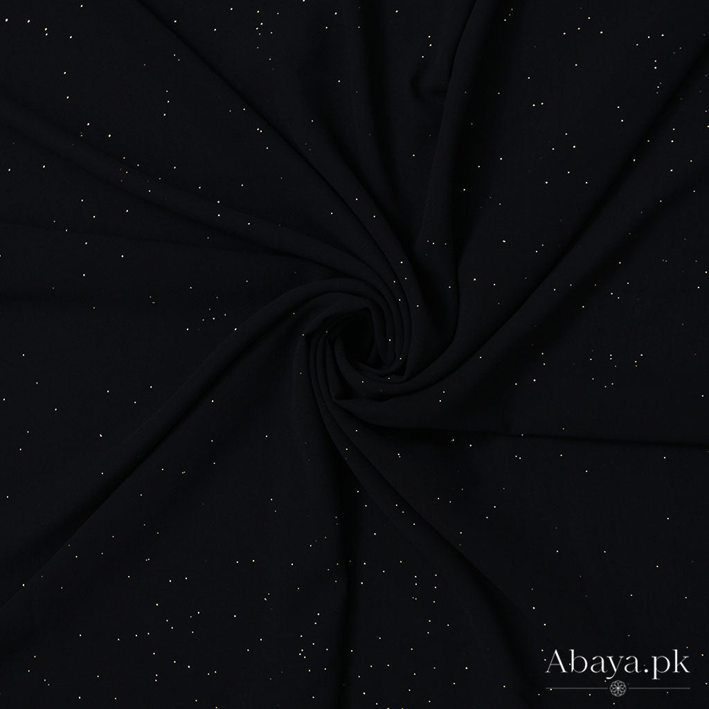 Gleam Chiffon Hijab - Black