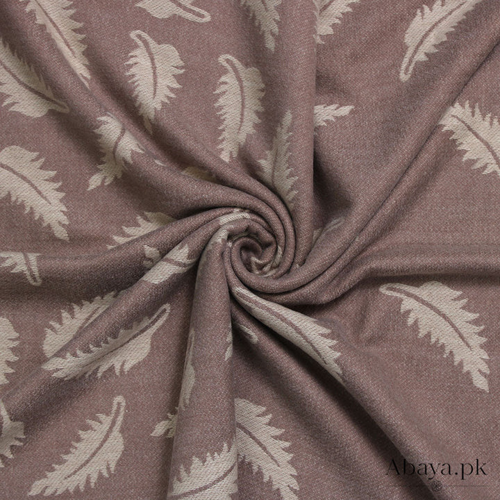 Leaf Cashmere Hijab - Light Brown