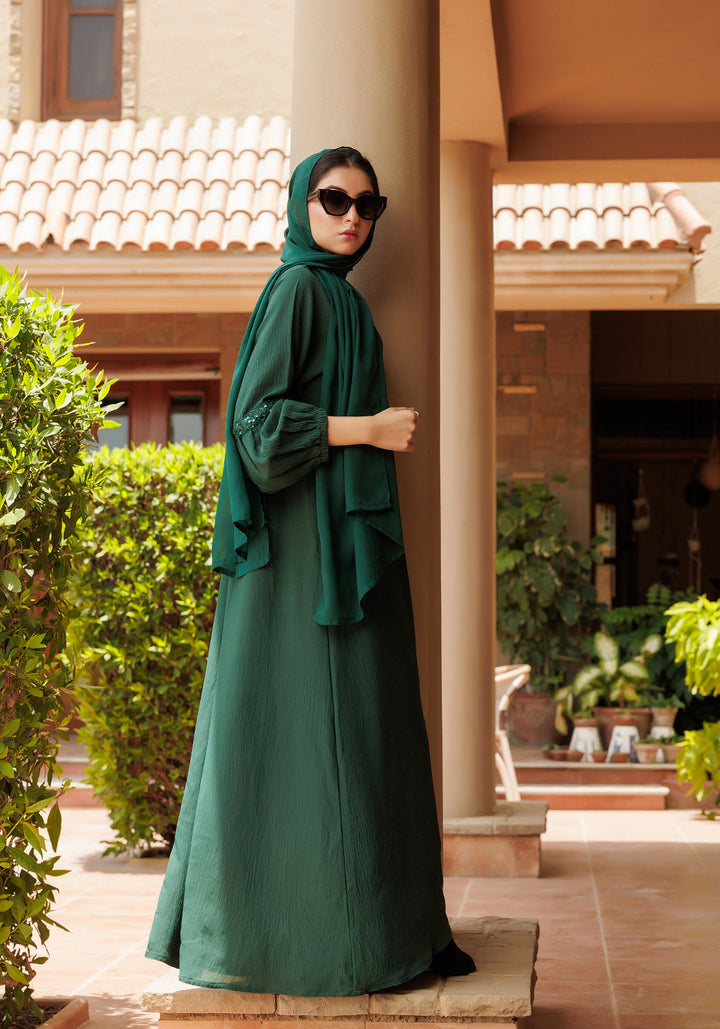 Moonlight Green Abaya