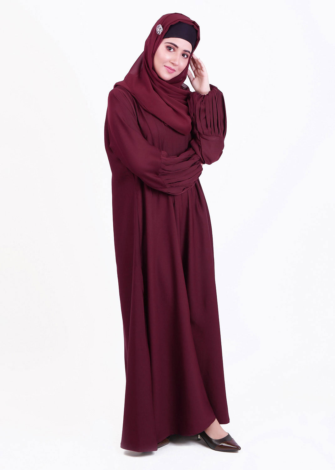 Arfaana'h Maroon Abaya