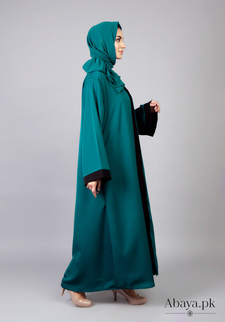 Pristine Teal Abaya