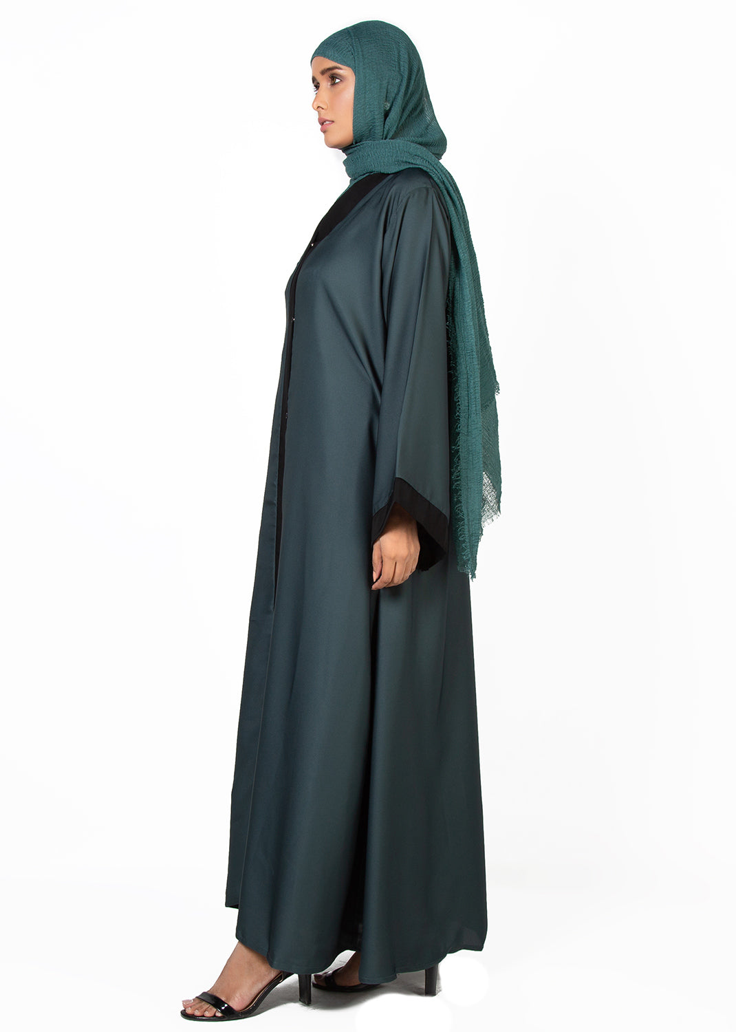 Pristine Green Abaya