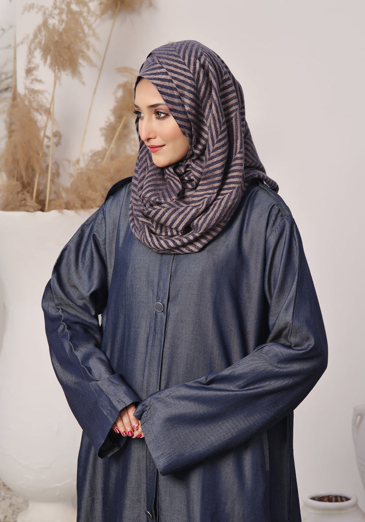 Denim Blue Abaya