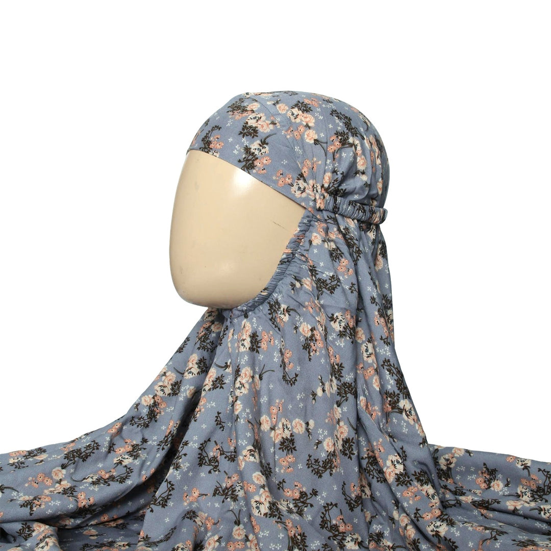 Printed Namaz Chadar - Dark Grey