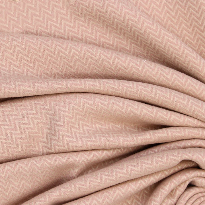 ZigZag Cashmere Hijab - Peach