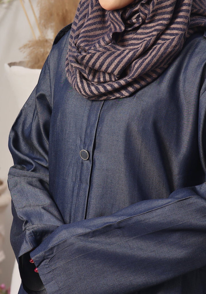 Denim Blue Abaya