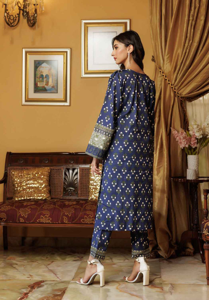 Elysian Glade - 2 PC Stitched Lawn Suit - Zarasi.pk
