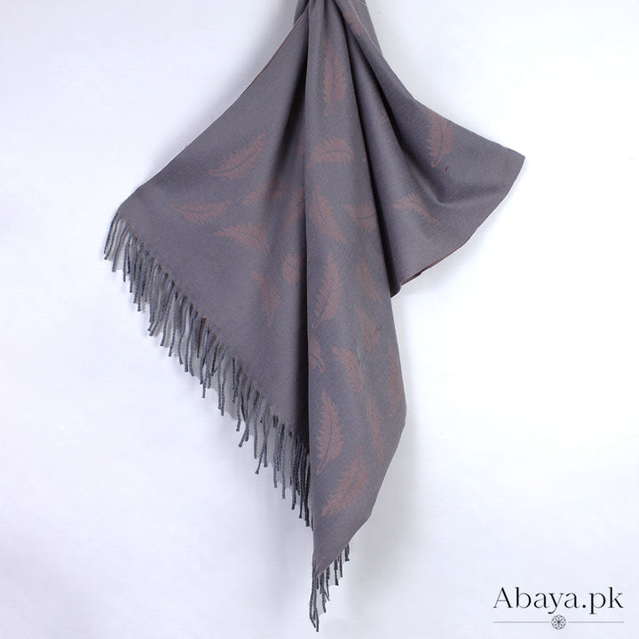 Leaf Cashmere Hijab - Light Purple