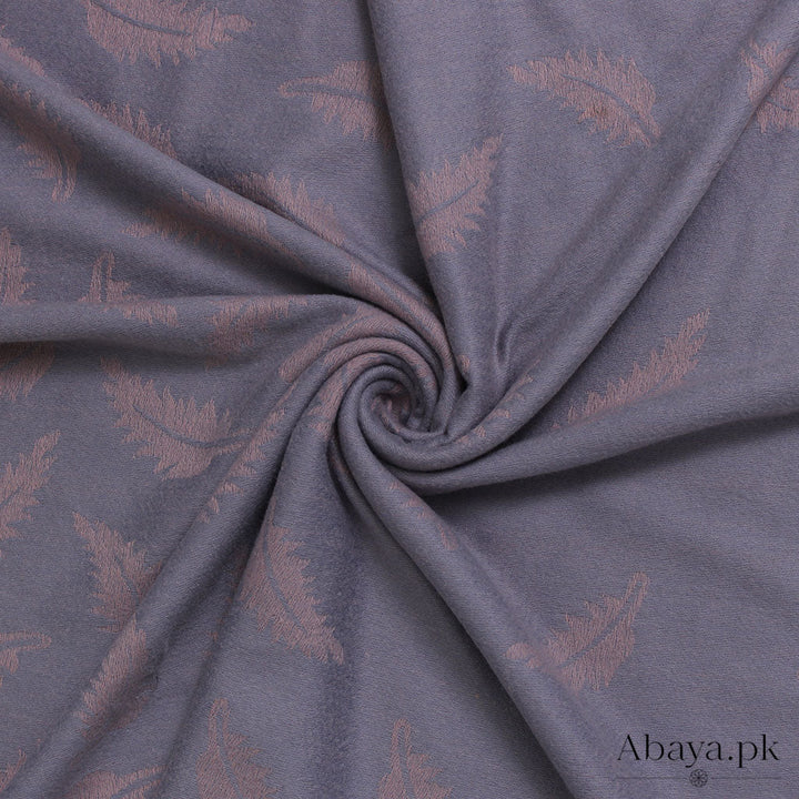 Leaf Cashmere Hijab - Light Purple