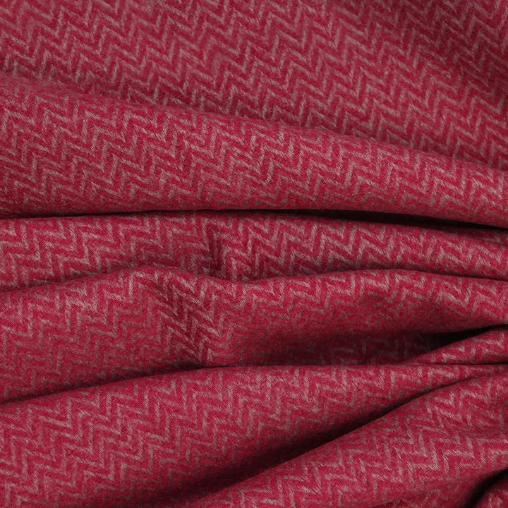 ZigZag Cashmere Hijab - Maroon