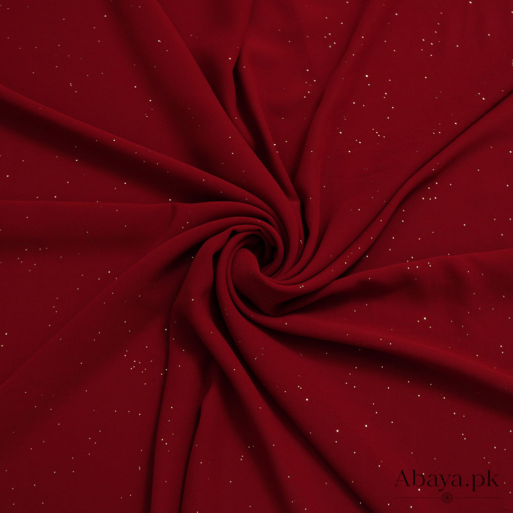 Gleam Chiffon Hijab - Red
