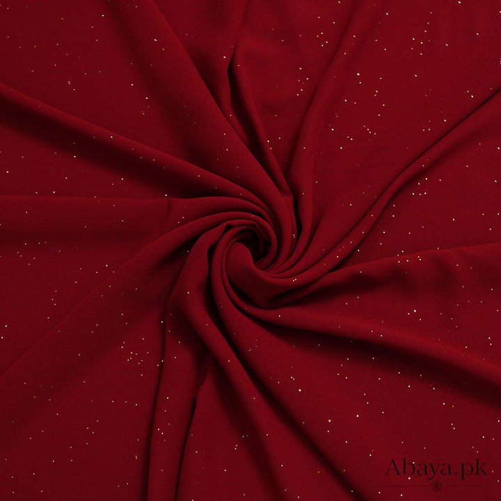 Gleam Chiffon Hijab - Red