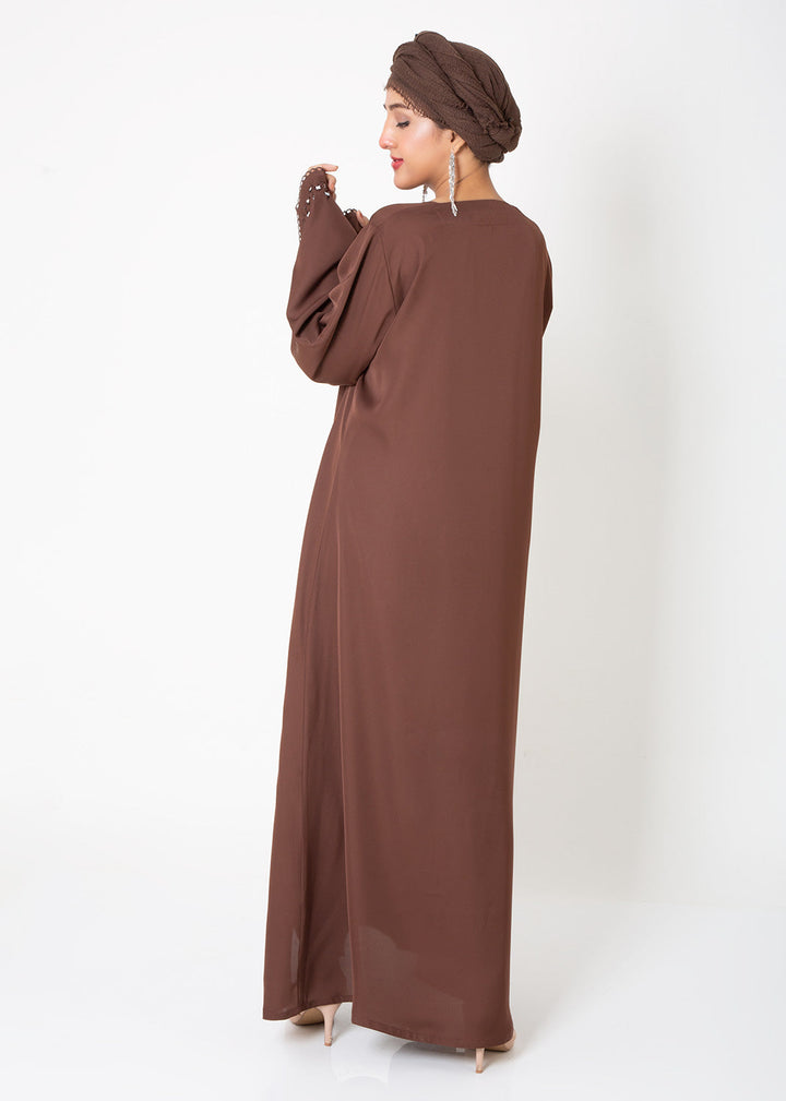 Reflection Brown Abaya