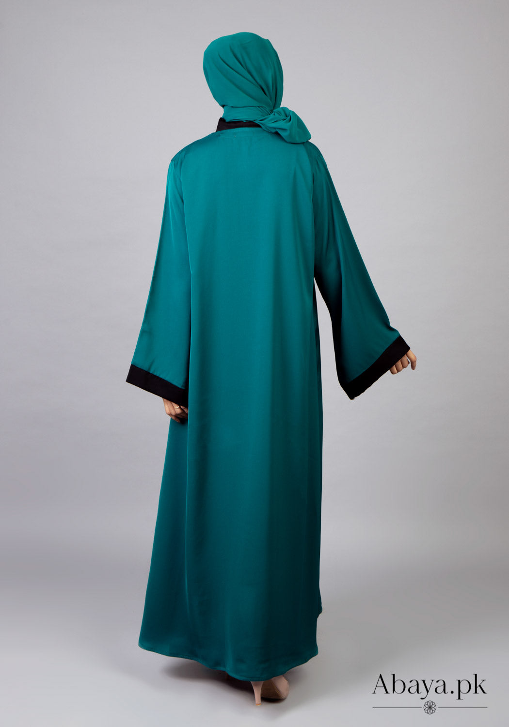Pristine Teal Abaya