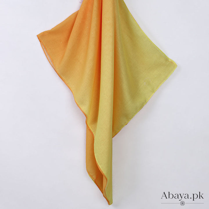 Ombre Lawn Hijab - (Lemon and Yellow)