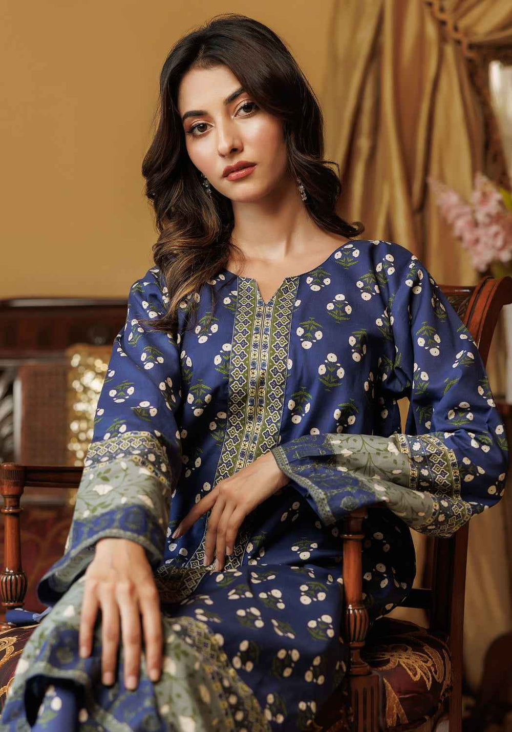 Elysian Glade - 2 PC Stitched Lawn Suit - Zarasi.pk