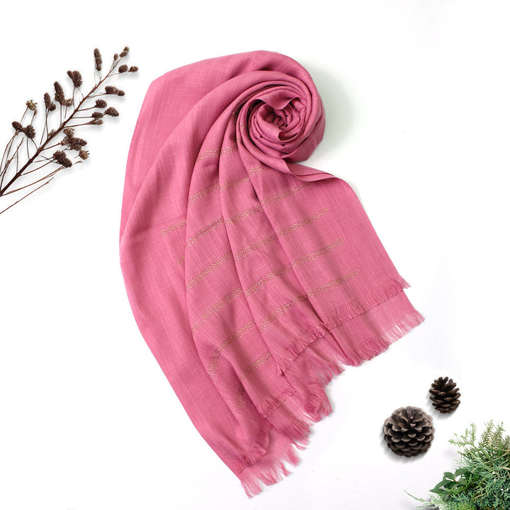 Turkish Stone Hijab - Pink