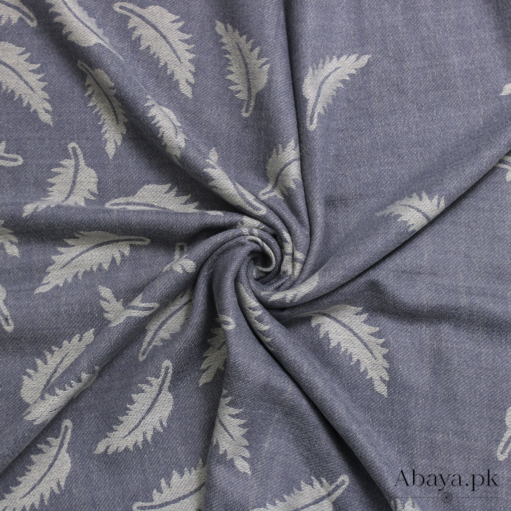 Leaf Cashmere Hijab - Grey