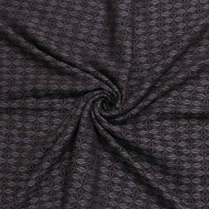 Flower Cashmere Hijab - Dark Brown