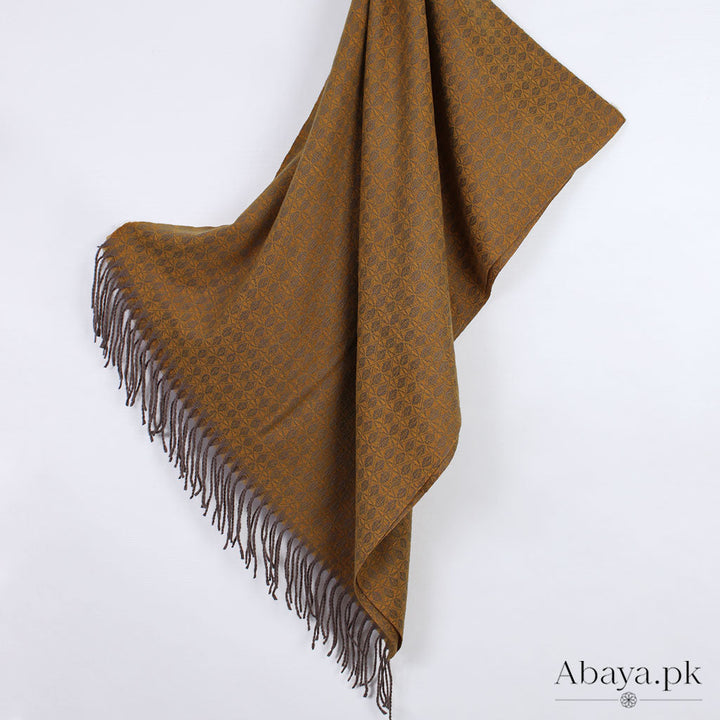 Flower Cashmere Hijab -  Yellow