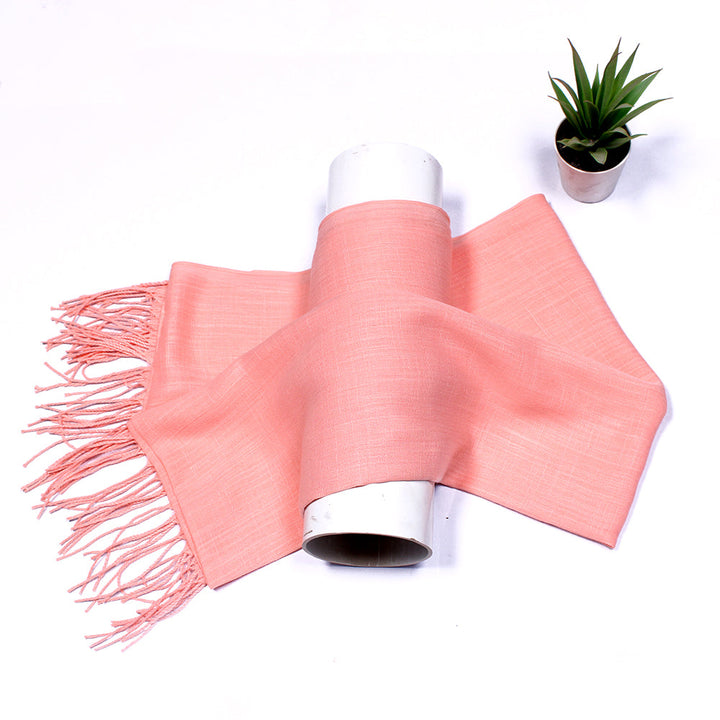 Cashmere Lawn Hijab-Peach