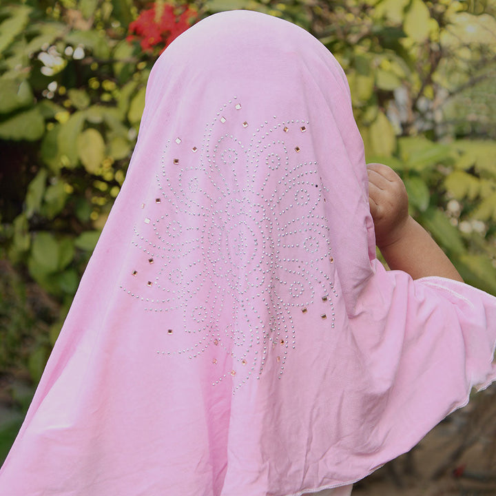 Kids Makhna Mirror - Baby Pink