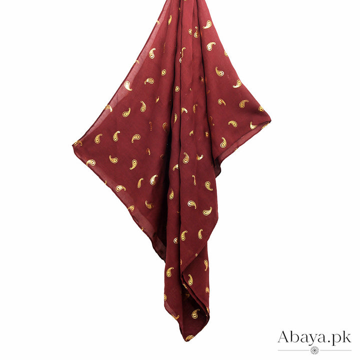 Lawn Foil - maroon