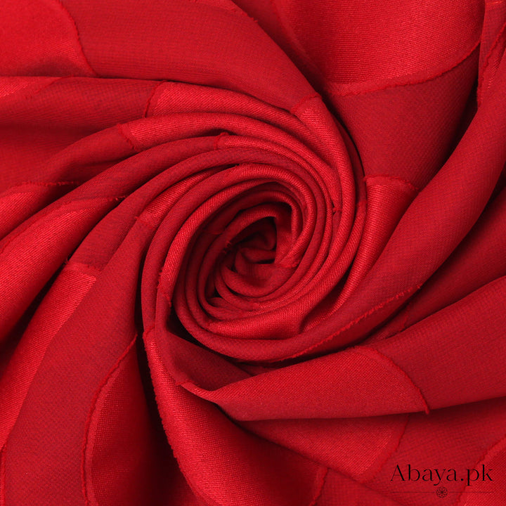 Foil Chiffon Red