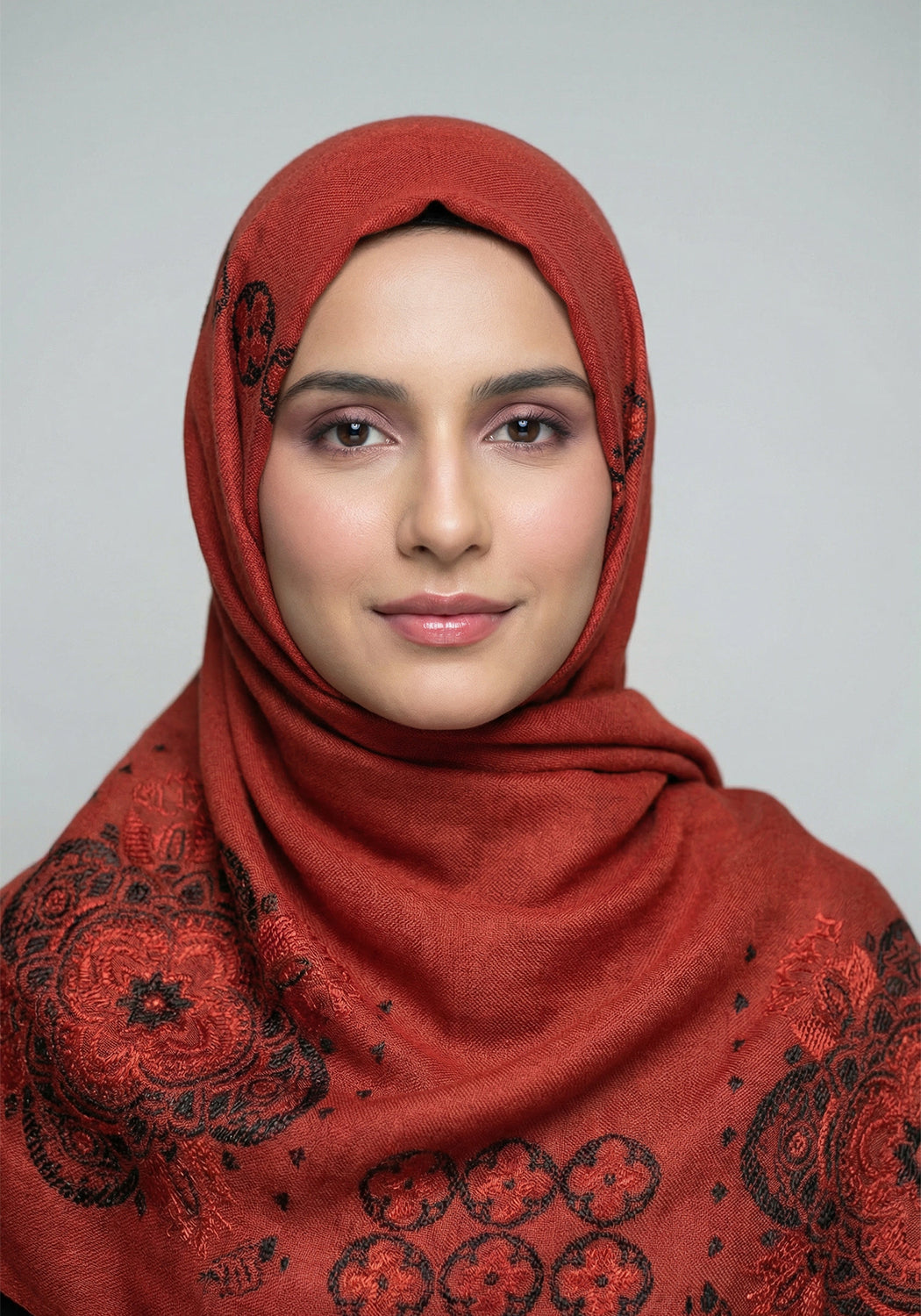 Humna Lawn Hijab - Brown