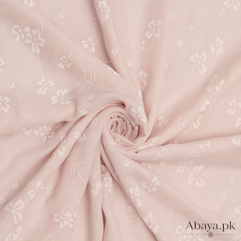 Embossed Pastel Pink Hijab