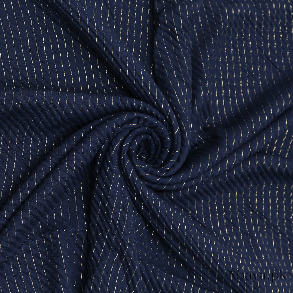 Gold Striped -  Navy Blue
