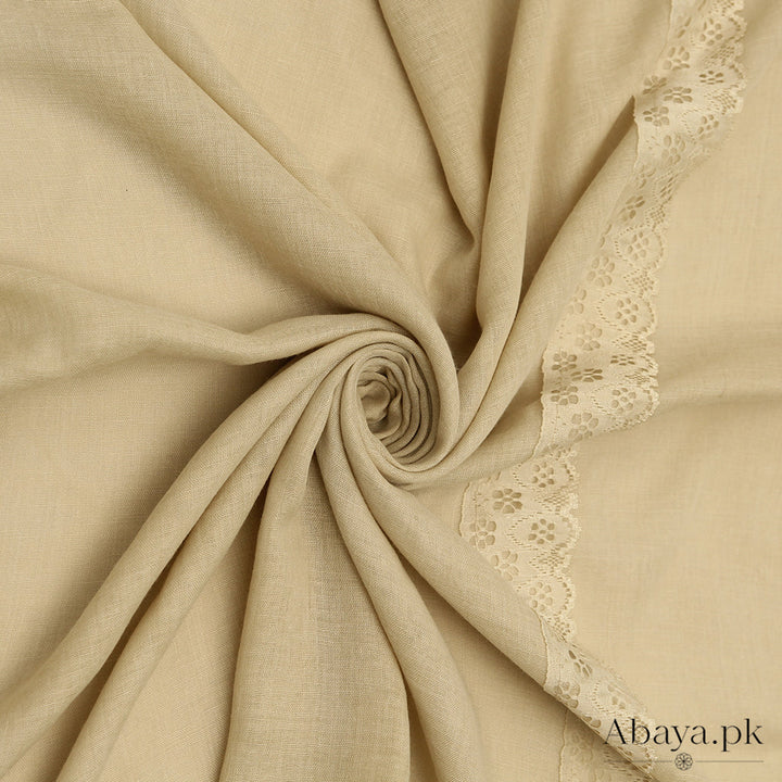 Lace Embedded - Beige