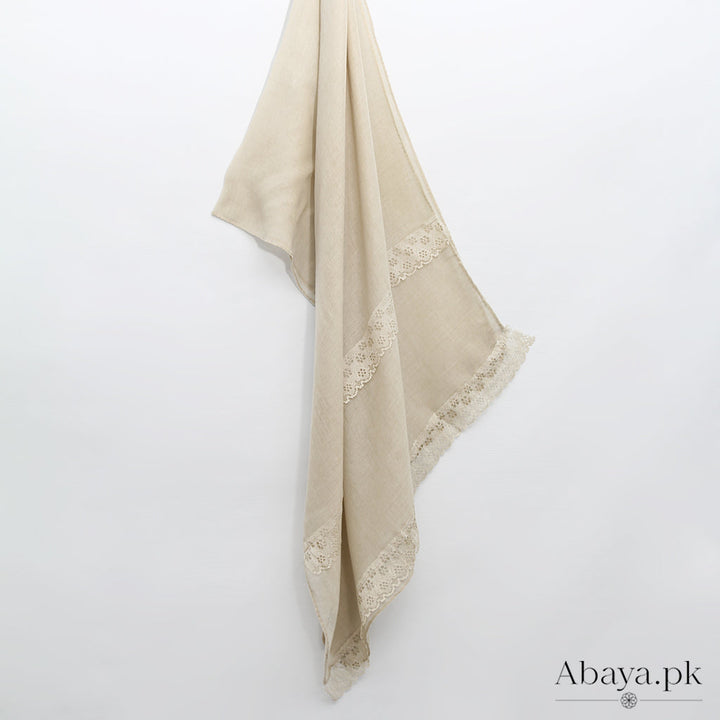 Lace Embedded - Beige