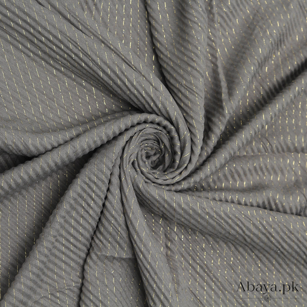 Gold Striped -  Grey
