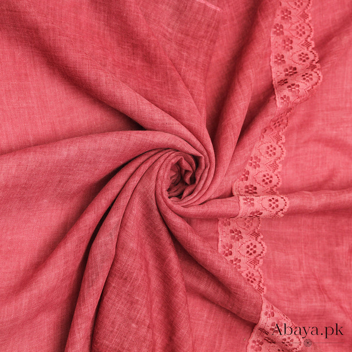 Lace Embedded - Dusty Pink