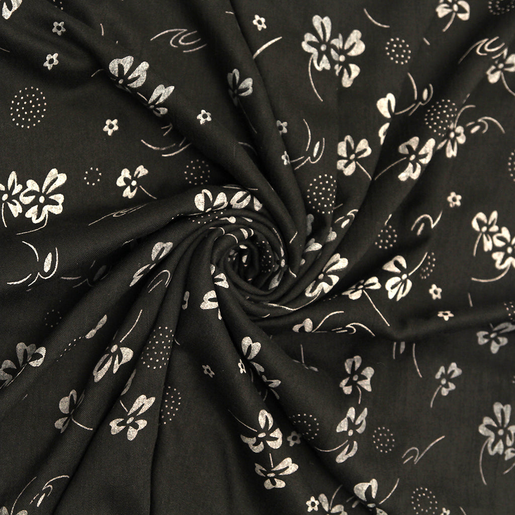 Embossed Coal Hijab