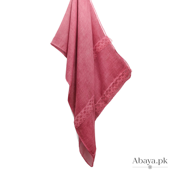 Lace Embedded - Dusty Pink