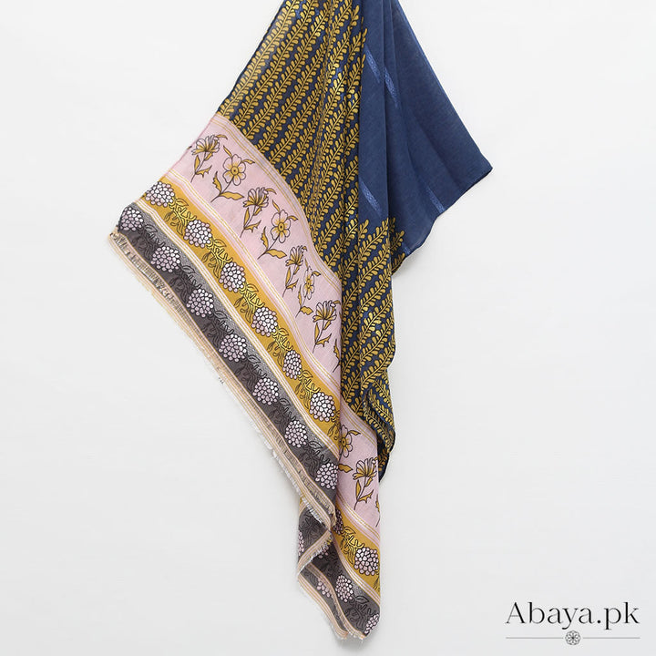 Printed Floral - Navy Blue