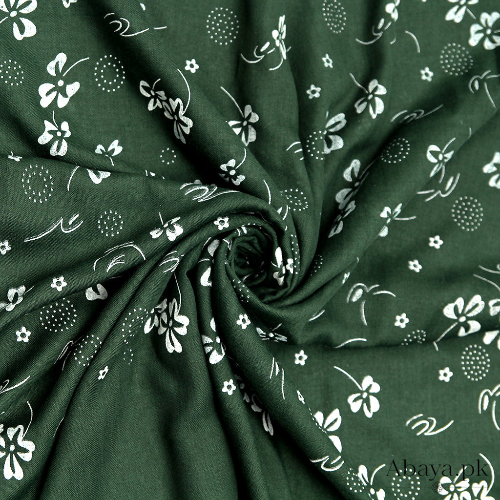 Embossed Emerald Hijab
