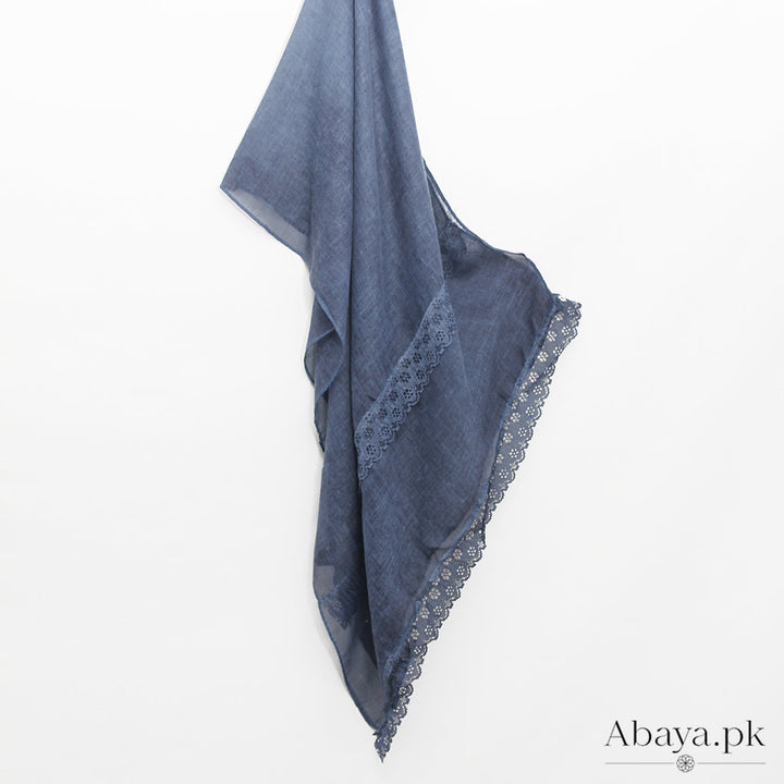 Lace Embedded - Dust Blue
